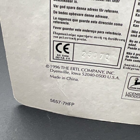 1996 - 1/64 John Deere Model 1600A Mower Conditioner - Picture 7 of 10